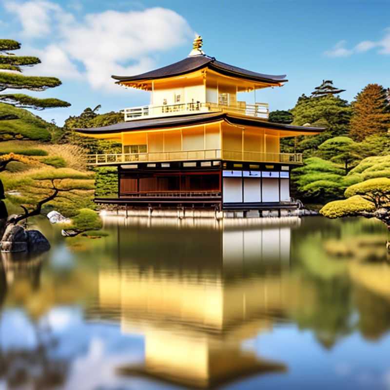 Découvrez le temple Kinkaku-ji à Kyoto, Japon, pendant l'automne