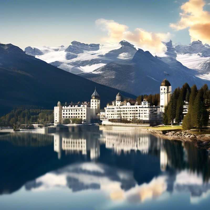 Saint-Moritz, Suisse : un paysage alpin idyllique, reflétant le luxe et le charme de la station.