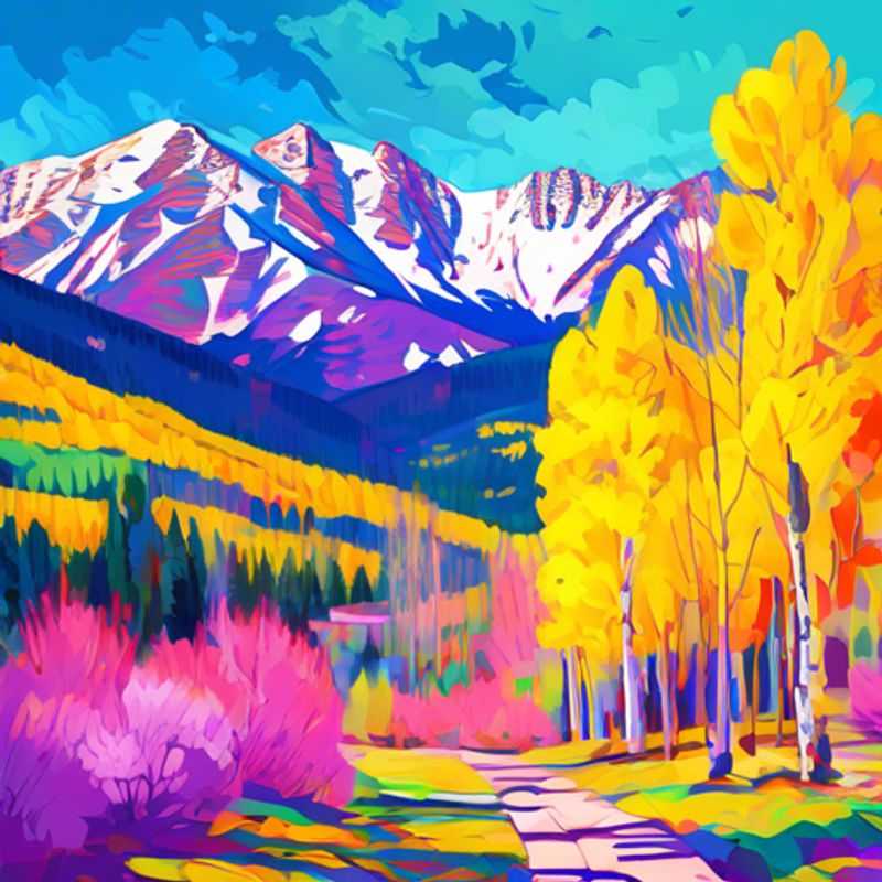 Deux couples profitant du paysage printanier d'Aspen, aux États-Unis, lors de leur escapade de 4 jours, mêlant luxe et aventure.