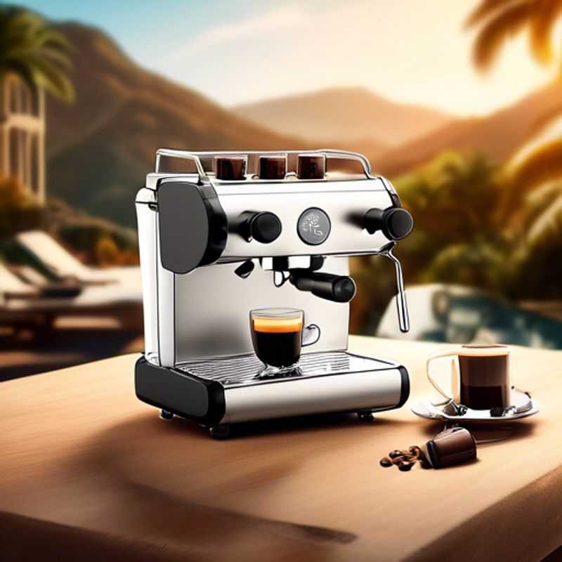 A sleek portable espresso machine, perfect for coffee lovers on the go.