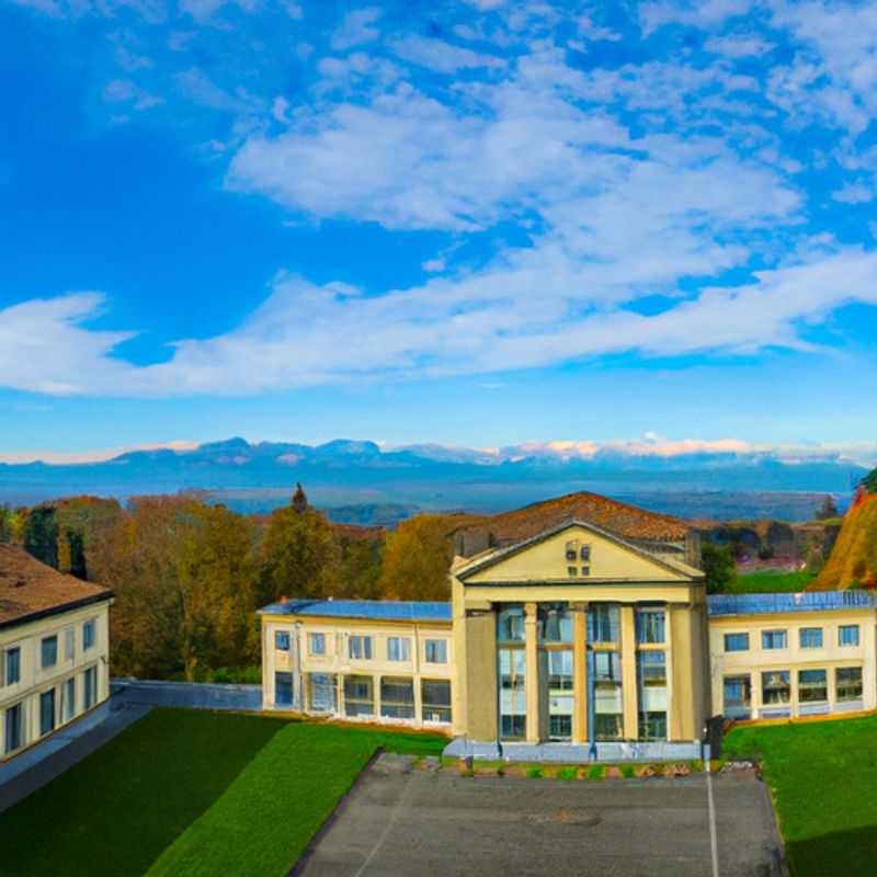 Um casal desfruta da beleza deslumbrante de Lausanne, Suíça, aninhada às margens do Lago Genebra, em um passeio inesquecível de 24 horas de inverno.