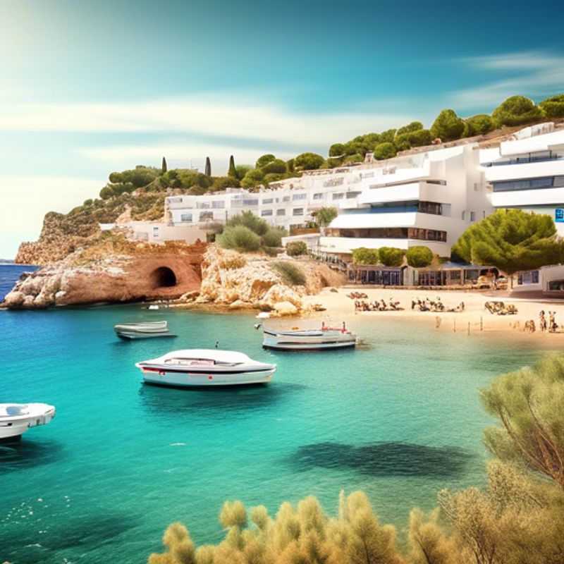 Ibiza, Espagne : plages idylliques et maisons blanches sous le soleil méditerranéen.
