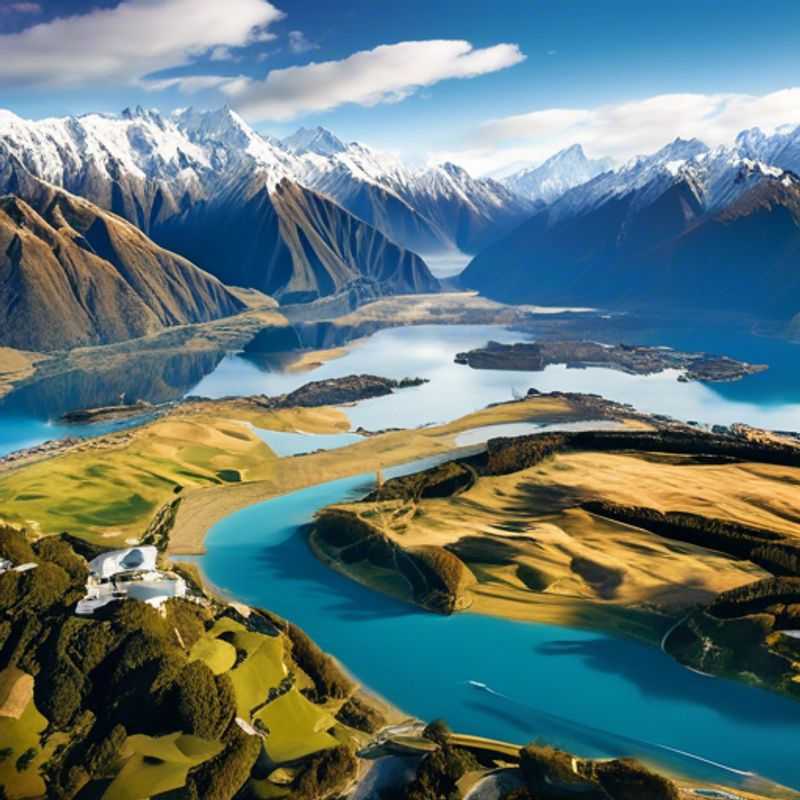 Un voyageur solo explorant la beauté sauvage de l'Île du Sud de la Nouvelle-Zélande, une destination idéale pour une escapade fraîche et luxueuse d'une semaine.