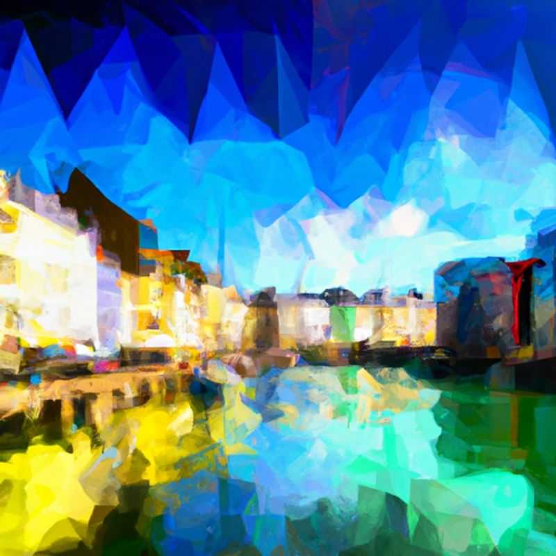 Três casais explorando as ruas encantadoras de Copenhague, Dinamarca, durante sua viagem de 5 dias no verão, maravilhando-se com a vibrante arquitetura colorida e a atmosfera alegre da cidade.