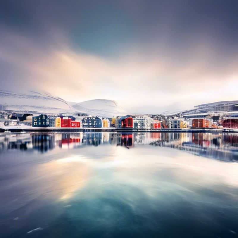 Three couples, The Luxury Business Travelers, stand awestruck beneath the Northern Lights in Tromsø, Norway, a breathtaking display of nature's artistry during their 3-day coolcation.