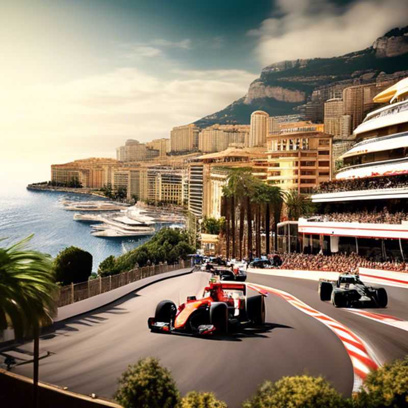 Une famille avec des enfants explorant le glamour de Monte-Carlo, Monaco, pendant leur voyage de trois semaines à l'automne, entourée de palmiers et de vues imprenables sur la mer Méditerranée.