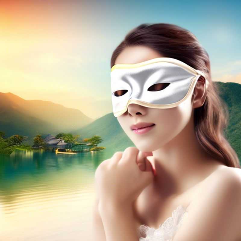 A luxurious silk eye mask, perfect for blocking out light and promoting restful sleep.