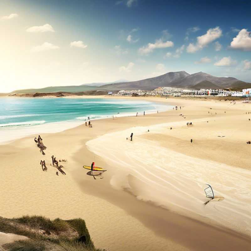 Un voyageur solo profitant des paysages pittoresques de Tarifa, en Espagne, pendant un week-end d'automne luxueux de 5 jours.