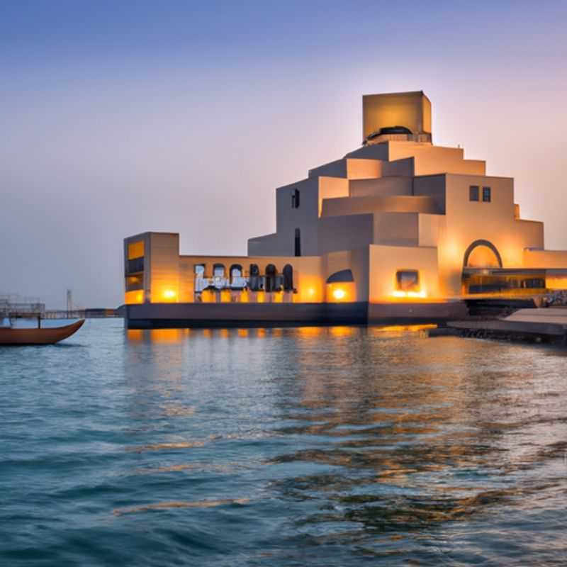 Torre do Relógio e a atmosfera de inverno em Doha