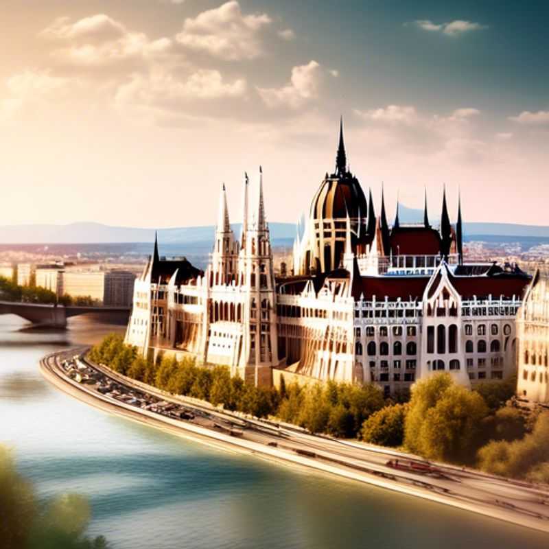 Budapest, Hongrie : architecture majestueuse et lumières scintillantes sur le Danube, illustrant le luxe discret et le charme de la ville.