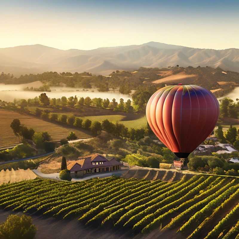 The Luxury Adventurer savoring a glass of exquisite wine amidst the serene winter landscapes of Napa Valley, USA, during a two-week solo journey filled with indulgence and exploration.