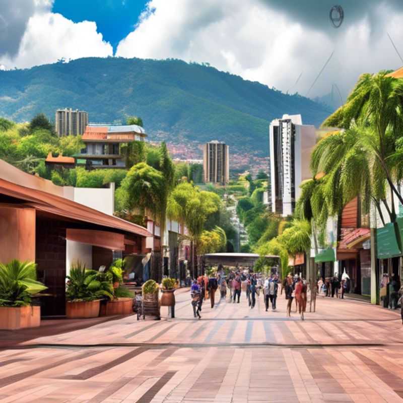 Viajera solitaria disfrutando del vibrante paisaje urbano de Medellín, Colombia, con su mezcla de modernidad y tradición, durante su escapada de dos semanas en invierno.