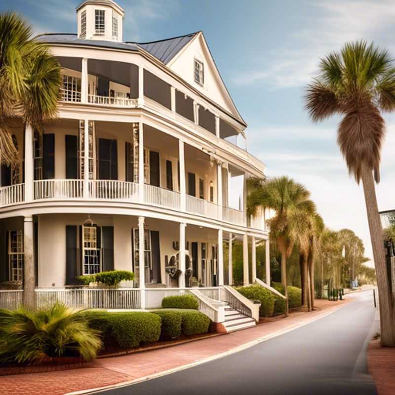 Charleston, Caroline du Sud, aux États-Unis : architecture élégante et charme du Sud.