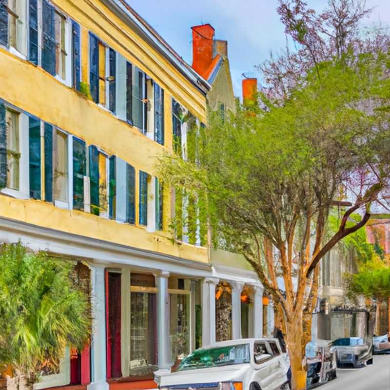Visita ao Museu de Arte Gibbes em Charleston, EUA, durante o inverno