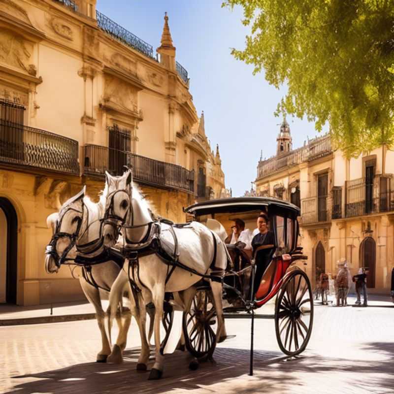 Explorez le charmant quartier de Santa Cruz à Séville, en Espagne, pendant l'hiver