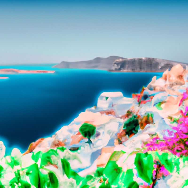 Três casais desfrutando da beleza deslumbrante das casas brancas e igrejas de cúpulas azuis em Santorini, Grécia, em sua viagem de 5 dias durante a primavera.