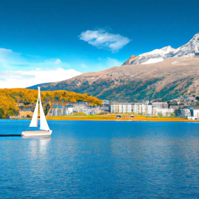 Visita ao Badrutt's Palace Hotel em St. Moritz, Suíça durante a primavera