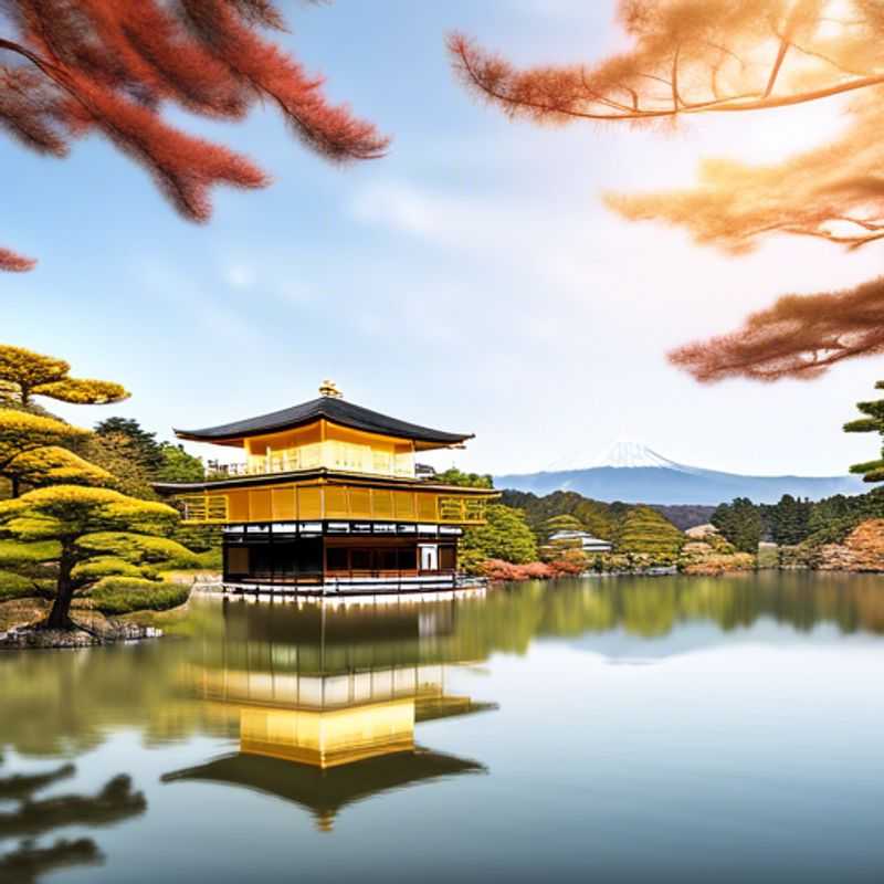 Explora el Templo Kinkakuji en Kioto, Japón, durante el invierno