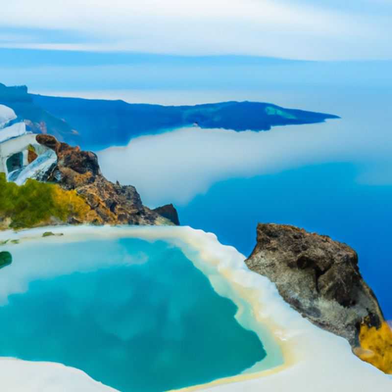 Visita ao Museu Arqueológico de Thera em Santorini na Primavera