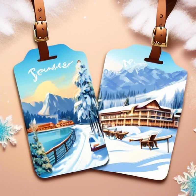 A close-up of personalized luggage tags featuring stylish fonts and unique designs, showcasing the importance of choosing the right tags for a seamless travel experience.