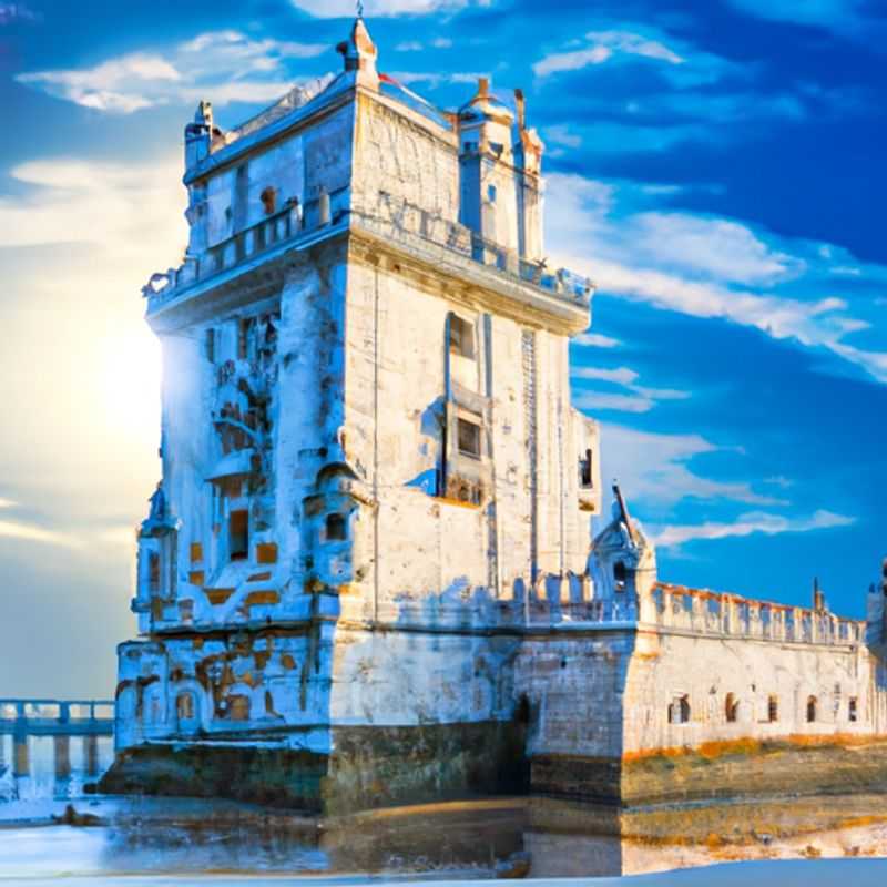 Palácio Nacional da Pena durante a primavera em Lisboa, Portugal