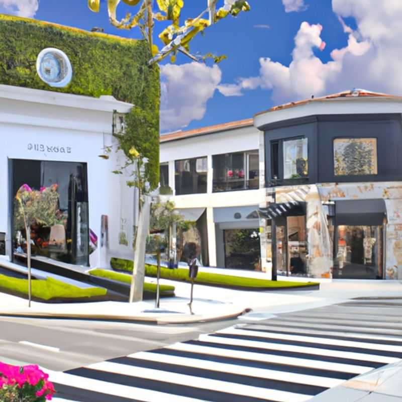 Dois casais aproveitando o sol da Califórnia em meio às palmeiras icônicas de Beverly Hills, EUA, durante sua viagem de uma semana de verão.