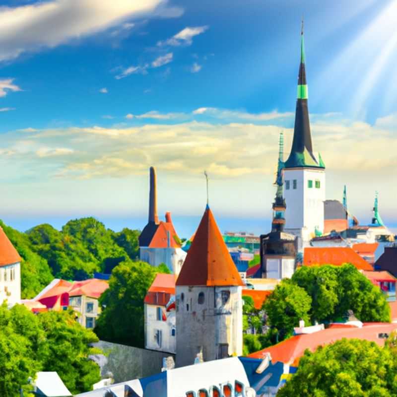 Dois casais desfrutam da beleza medieval de Tallinn, Estônia, uma cidade pitoresca às margens do Mar Báltico, em sua escapada de 4 dias de verão.