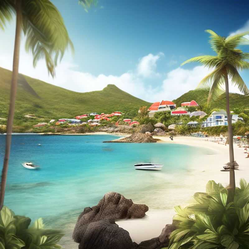 Explora las playas vírgenes y calas privadas de St. Barts en el Caribe durante el invierno