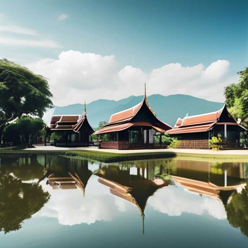 Trois couples explorant les merveilles culturelles de Chiang Mai, en Thaïlande, sous le soleil d'été, profitant de leur séjour de trois semaines en tant qu'explorateurs culturels de luxe.