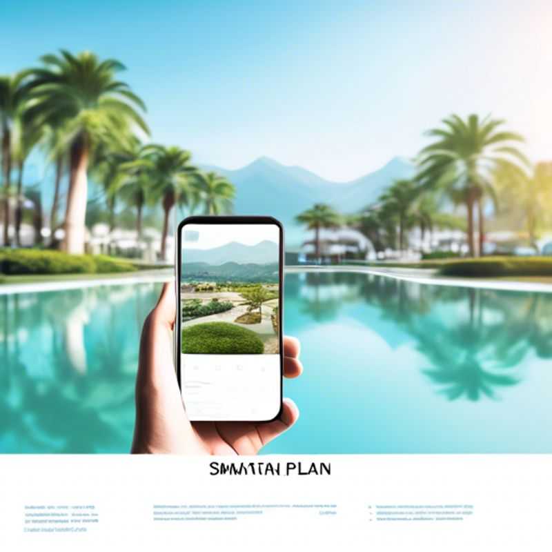 A smartphone displaying an international plan, showcasing the convenience of staying connected while traveling abroad.