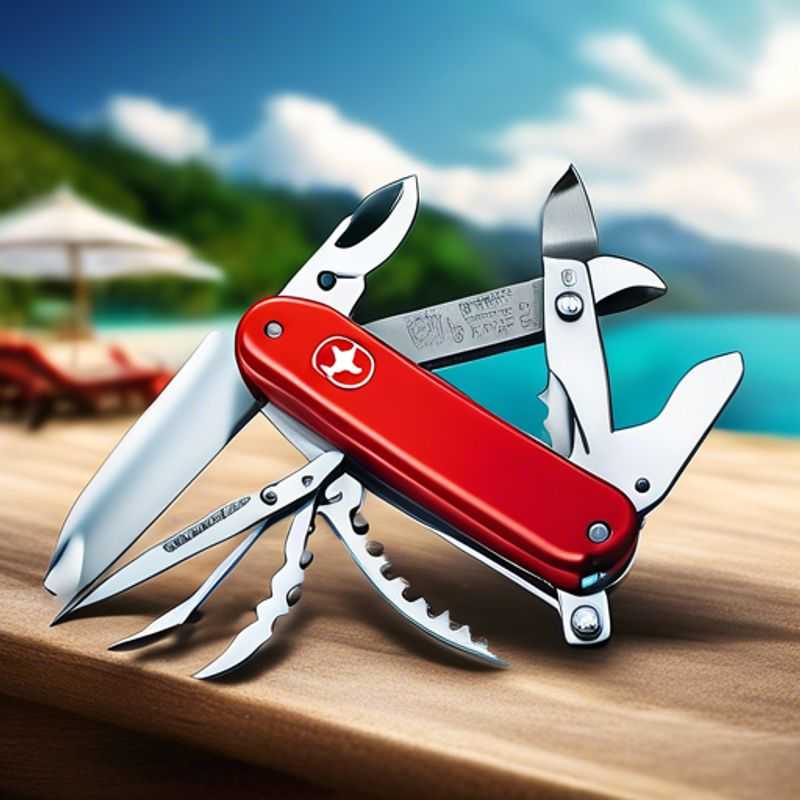A versatile multi-tool or Swiss Army Knife, ready for any adventure.