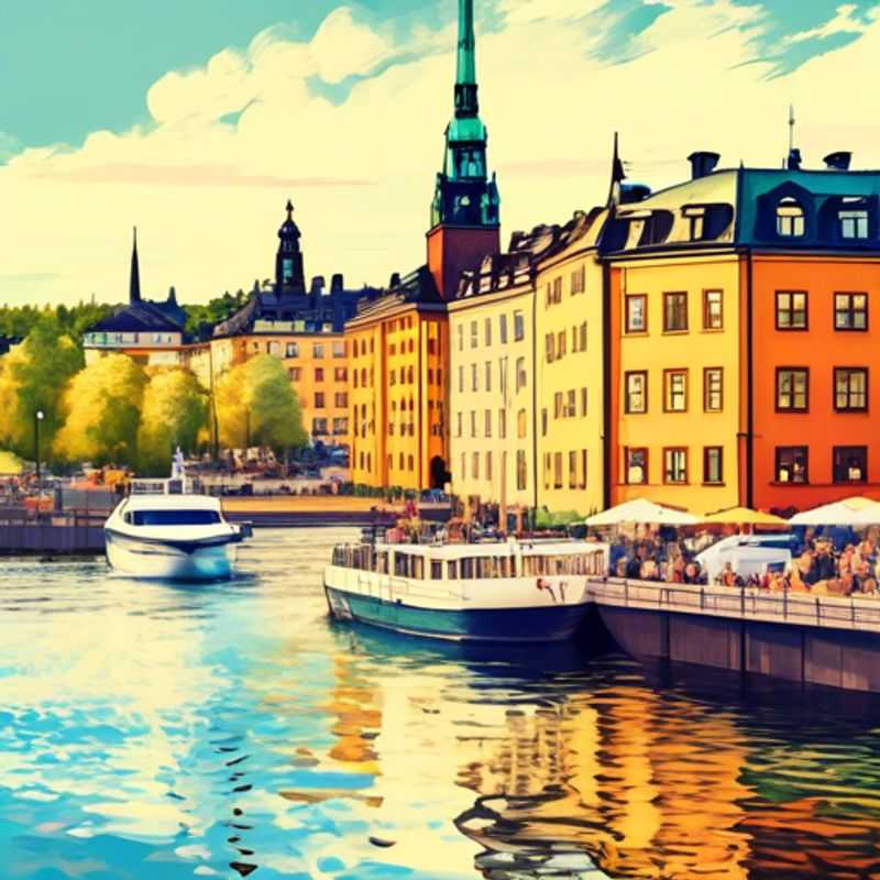 Stockholm, Suède : architecture élégante et paysages hivernaux féériques.