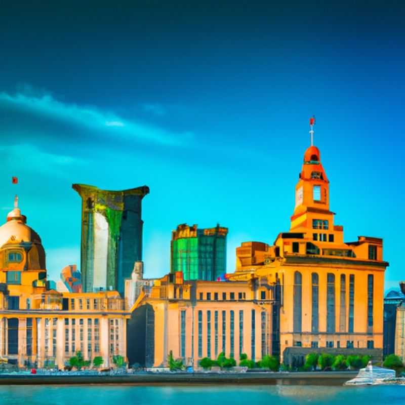 Três casais exploram a vibrante cidade de Xangai, China, durante sua excursão de primavera de duas semanas, maravilhando-se com a icônica Torre de Xangai, um símbolo do progresso e da inovação da cidade.