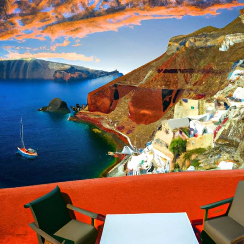 Explorando a Praia de Perissa em Santorini durante a Primavera