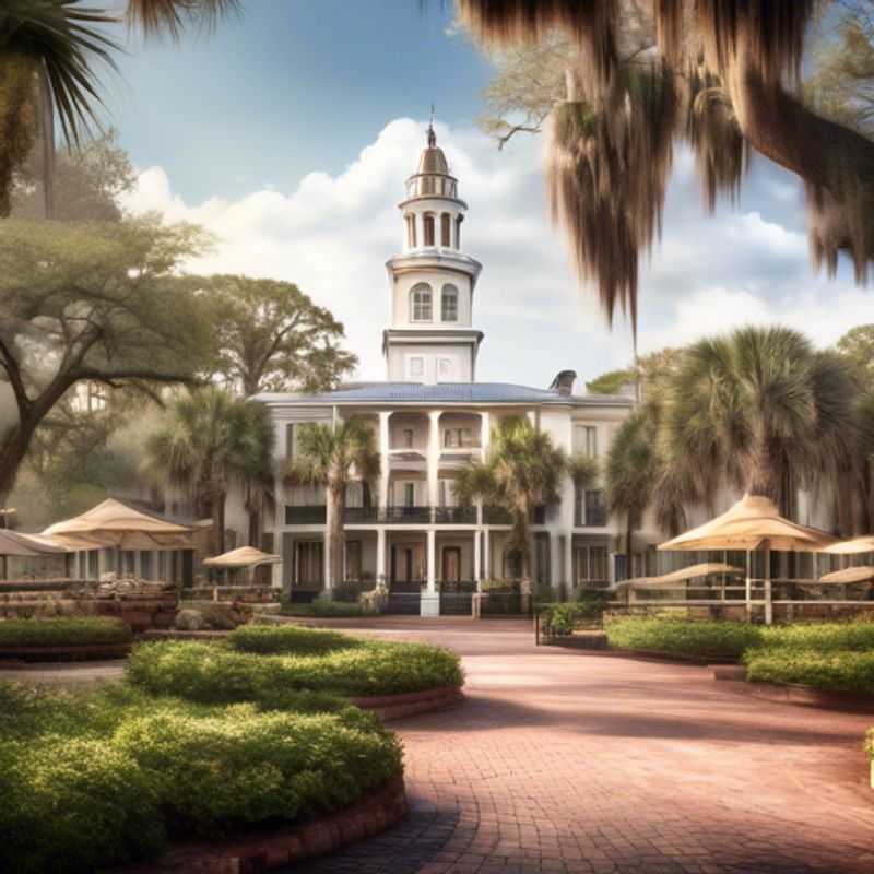 Savannah, Géorgie, charme du Sud : architecture historique et rues bordées d'arbres.