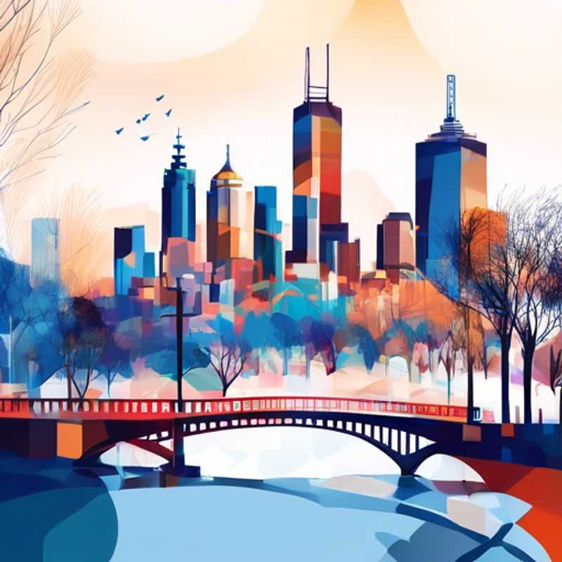 Melbourne, Australie : architecture élégante et jardins luxuriants, reflétant le luxe discret de la ville.