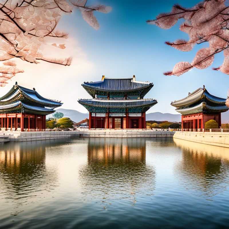A lone traveler, the Luxury Adventurer, explores the vibrant, neon-lit streets of Seoul, South Korea, embarking on a three-week coolcation filled with cultural discoveries and luxurious experiences.