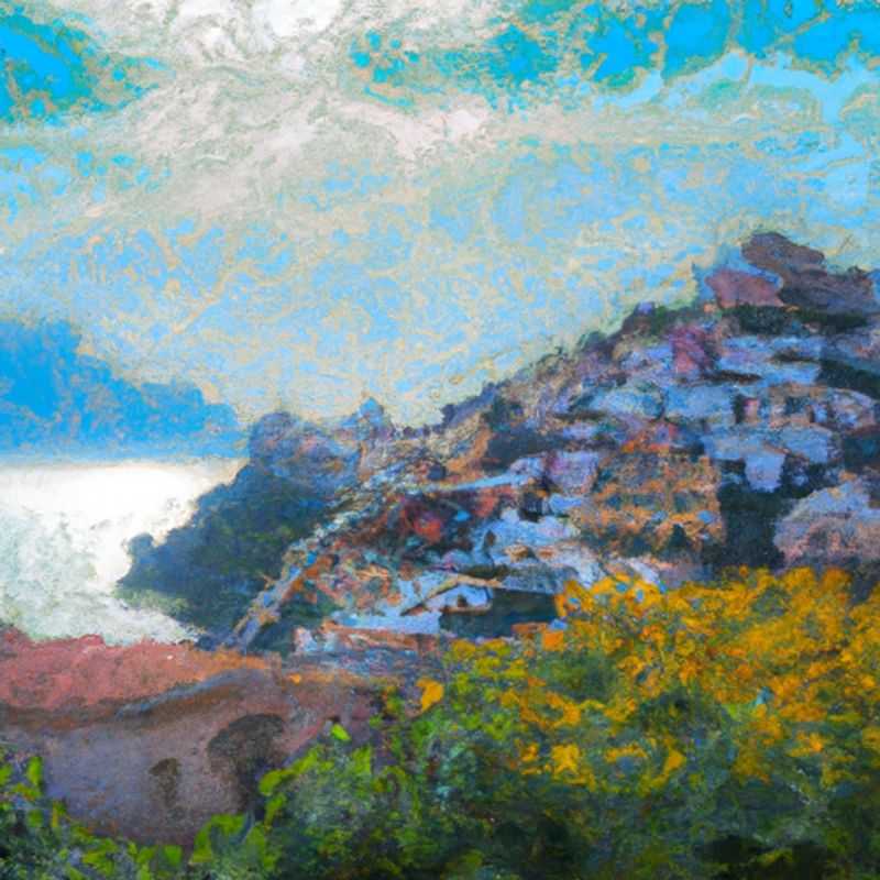 Dois casais passeiam de mãos dadas ao longo da deslumbrante Costa Amalfitana, Itália, cercados por casas coloridas e águas azul-turquesa, em uma romântica viagem de duas semanas na primavera.