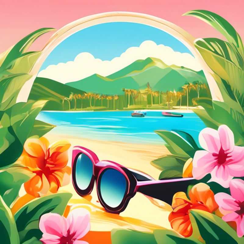 Close-up of a pair of sleek designer sunglasses, showcasing the intricate details and high-quality craftsmanship that make them a statement piece.