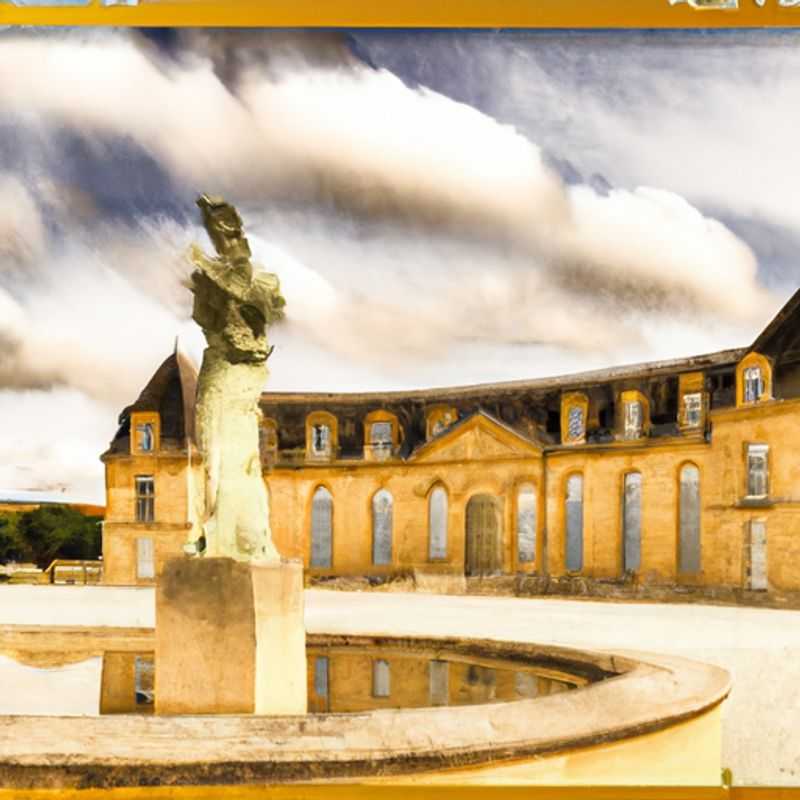 Viajante solo desfrutando do charme primaveril de Bordéus, França, com seus edifícios históricos banhados pelo sol e o icônico Miroir d'Eau refletindo o céu azul, durante uma escapada de 24 horas.