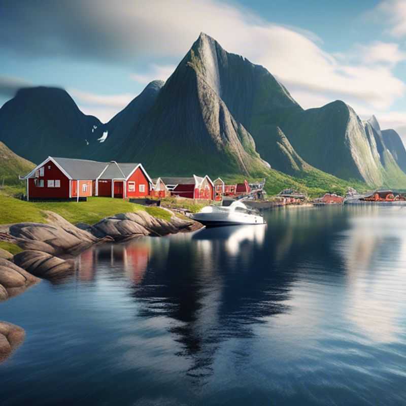 Trois couples, les Luxury Staycationers, profitant d'un paysage hivernal époustouflant des îles Lofoten, Norvège, lors de leur séjour de deux semaines à la recherche d'une coolcation unique.