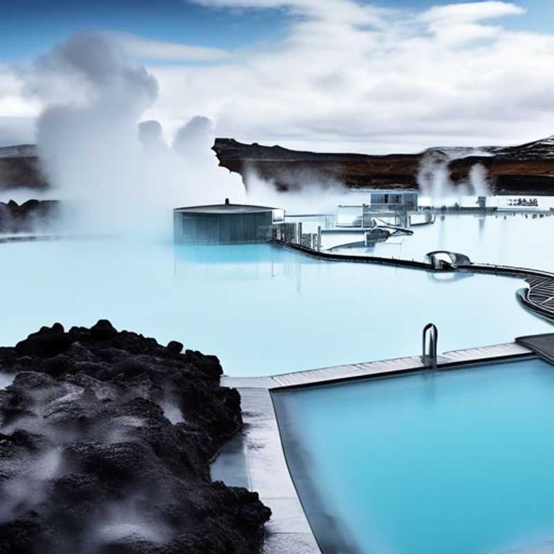 A solo luxury traveler marveling at the vibrant streets of Reykjavik, Iceland, adorned with colorful buildings and blooming spring flowers, during a 24-hour adventure.