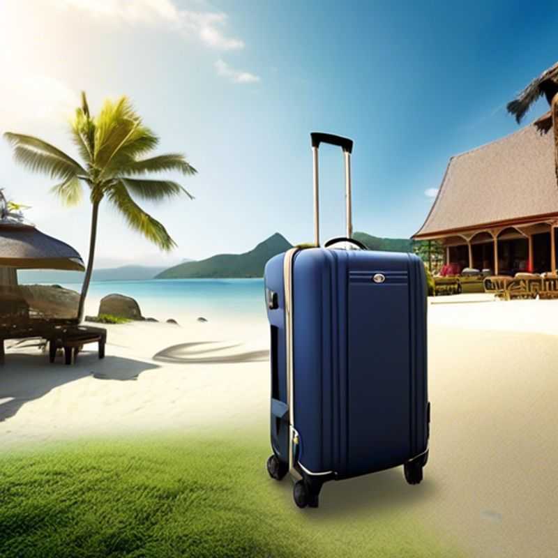 Smart luggage with GPS tracking, featuring a sleek design and integrated technology for peace of mind during travels.