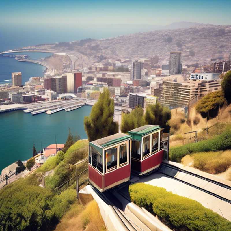 Découvrez le site du patrimoine mondial de l'UNESCO dans le quartier historique de Valparaiso, Chili, en hiver