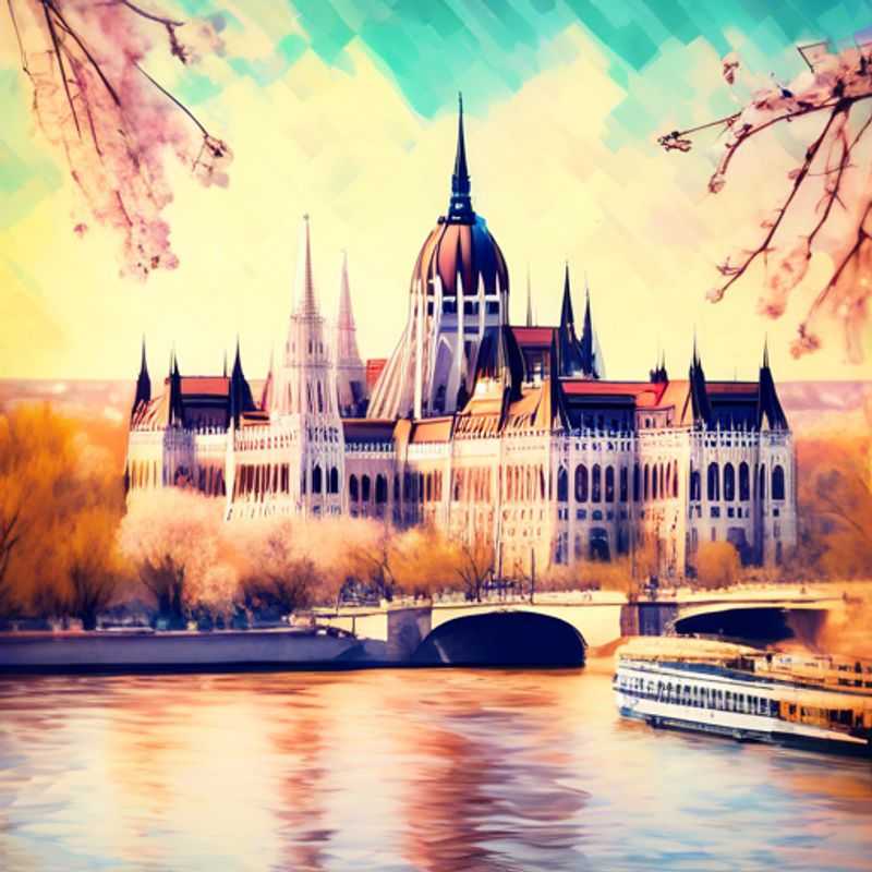 Budapest, Hongrie : architecture majestueuse et lumières scintillantes sur le Danube, illustrant le luxe discret et le charme de la ville.