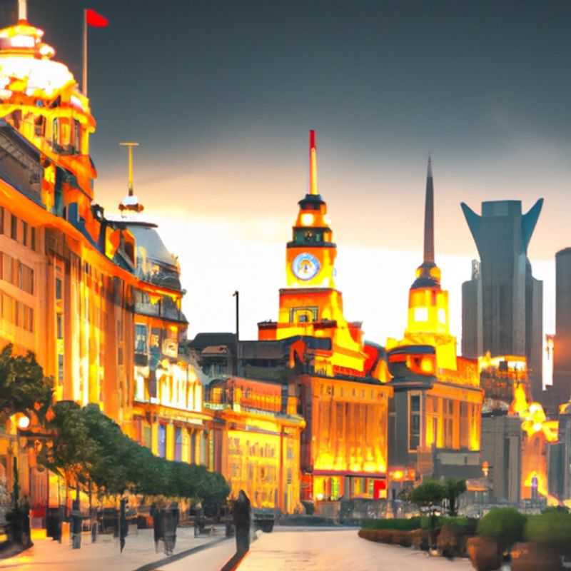 Praça do Povo, Xangai: Um Oásis Urbano na Primavera
