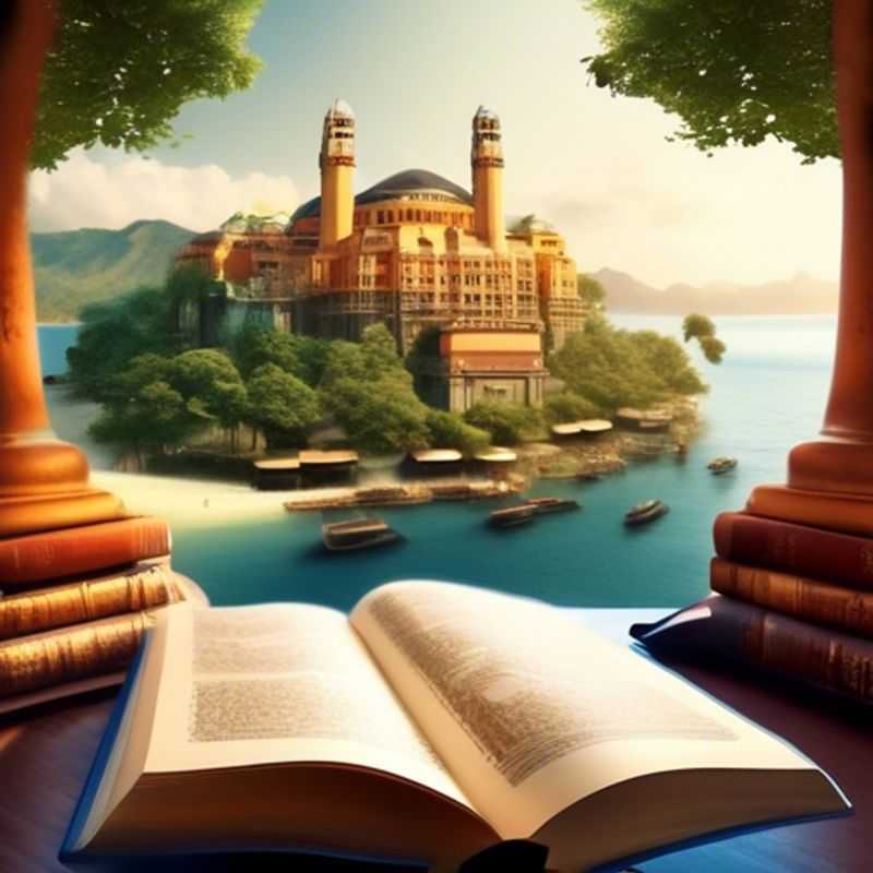 Soaring Above the Literary Landscape: A Hot Air Balloon Ride Over City Name in Spring