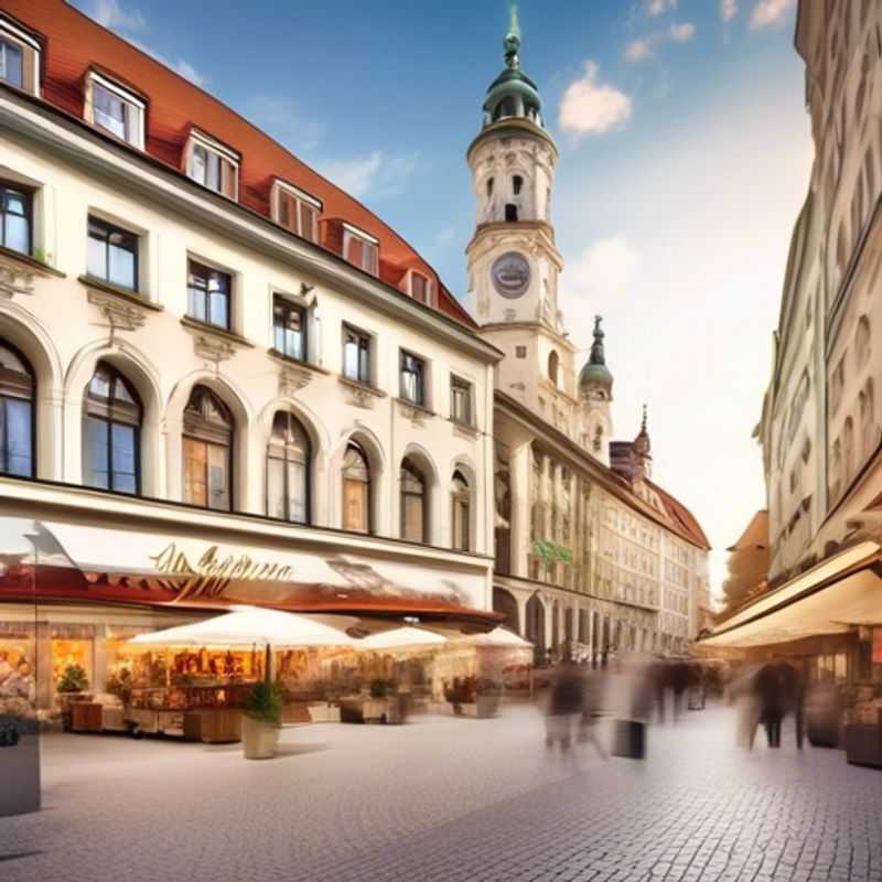 Two couples savoring the vibrant spring blossoms in Munich, Germany, as they explore the city's charming streets and indulge in luxurious experiences during their week-long romantic getaway.