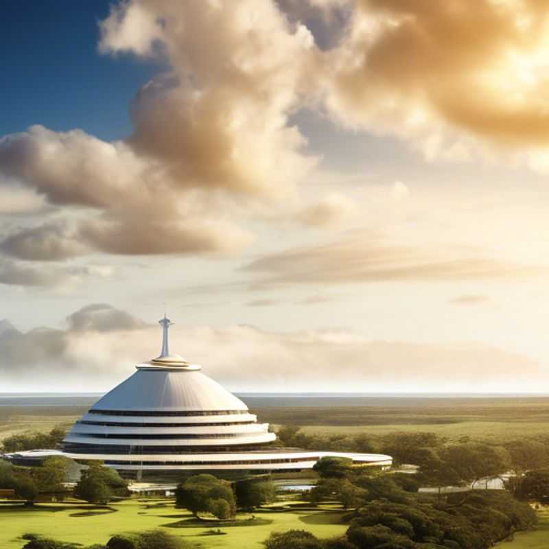 Un couple se détendant dans un spa de luxe à Brasília, Brésil, profitant de leur voyage de bien-être de 4 jours pendant l'hiver, entouré par l'architecture moderne de la ville.