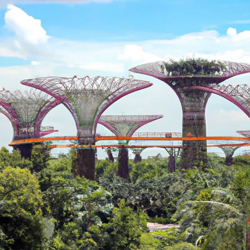 Jardim da Baía de Singapura: Um Passeio Encantado sob o Sol de Verão